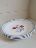 Laaks Brocante, drie vintage borden, Huis en Inrichting, Ophalen, Gebruikt, Bord(en), Overige stijlen