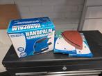 Blue Toolz Handpalm Schuurmachine + Schuurpapier, Ophalen of Verzenden, Gebruikt, Minder dan 600 watt, Vlakschuurmachine