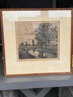 Ets Beek te Hummelo - Hie. van der Voort, Antiek en Kunst, Ophalen of Verzenden