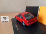 Ford Escort XR3i MK4 1990 in rood van IXO 1:43, Hobby en Vrije tijd, Nieuw, Overige merken, Ophalen of Verzenden, Auto