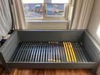 Woood 1-persoonsbed steel grey, met onderlade nieuw in doos!, 90 cm, Eenpersoons, Ophalen of Verzenden, Zo goed als nieuw