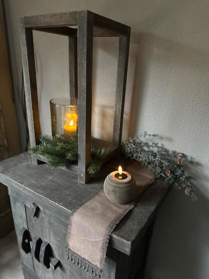 Oud houten  frame - showcase -display, Huis en Inrichting, Woonaccessoires | Overige, Nieuw, Ophalen of Verzenden