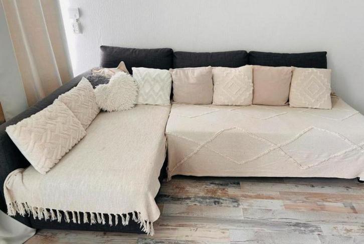 IKEA Friheten Hoekbank met Opbergruimte, Huis en Inrichting, Banken | Bankstellen, Gebruikt, Hoekbank, Vierpersoons of meer, 200 tot 250 cm