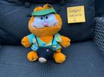 Zgan, niet kapot, Garfield vakantieganger knuffel 1978-1981, Verzamelen, Ophalen, Garfield, Zo goed als nieuw, Beeldje of Figuurtje