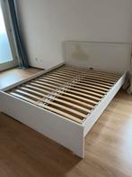 Bed frame 1.60x2.0 tweepersoons, Huis en Inrichting, Slaapkamer | Bedden, Ophalen, Gebruikt, Wit, Tweepersoons