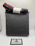 Gucci messenger bag schoudertas, Ophalen of Verzenden, Zo goed als nieuw, Zwart