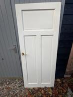 Te koop een mooie houten paneeldeur, Ophalen, Gebruikt, 80 tot 100 cm, Binnendeur