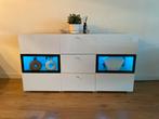 Modern Dressoir met LED Verlichting, Huis en Inrichting, Ophalen, Kunststof, 150 tot 200 cm, Zo goed als nieuw