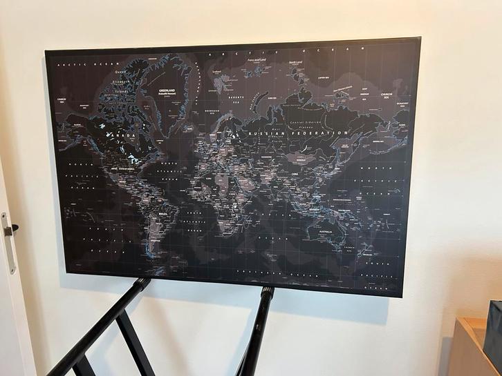 Wereldkaart met pinnetjes, Telecommunicatie, Mobiele telefoons | Toebehoren en Onderdelen, Nieuw, Overige merken, Overige typen