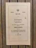 KNZ Zoutindustrie Hengelo Boekelo  1948 plattegr. Amsterdam, Ophalen of Verzenden, Gelezen, Folder