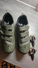 MTB Schoenen + Shimano Pedalen - Maat 44 (valt als 45), Fietsen en Brommers, Ophalen