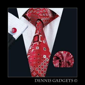 Dennis Gadgets: 100 % zijden stropdas ( 3 delig !! ) DG 1496 beschikbaar voor biedingen