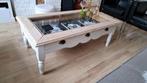 Brocante grenen collectors tafel, Huis en Inrichting, Tafels | Eettafels, Ophalen, Gebruikt, 100 tot 150 cm, 50 tot 100 cm
