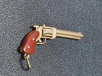 Super mooi revolver14 kr met draaiende cilinder gewicht 6,6, Overige voorstellingen, Geel, Ophalen of Verzenden, Zo goed als nieuw