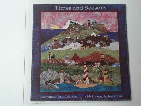 1999 Piecemakers calendar + patronen, Hobby en Vrije tijd, Borduren en Borduurmachines, Nieuw, Patroon, Ophalen
