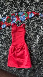 Barbie vintage 1987 pretty choices #4119 rode jurk, Ophalen of Verzenden, Gebruikt, Kleertjes