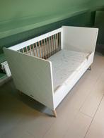 Bopita Paris wit/eiken Babykamer - Ledikant & Commode, Ophalen, Zo goed als nieuw, Ledikant