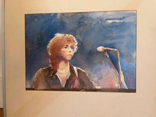 Bob Dylan at Loreley 1981, Antiek en Kunst, Kunst | Schilderijen | Modern, Ophalen of Verzenden