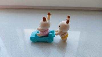 Sylvanian families rabbit twins  beschikbaar voor biedingen