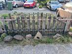 Giet ijzeren hek, Tuin en Terras, Tuinhekken en Hekwerk, Ophalen of Verzenden, Gebruikt, IJzer, Sierhekwerk
