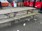 Picknick banken, Tuin en Terras, Picknicktafels, Ophalen, Gebruikt, Rechthoekig, Hout