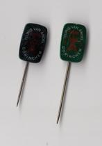 Gorinchem Teunis van Andel Brandstof Olie speldjes, Verzamelen, Gebruikt, Niet vindbaar, Niet vindbaar, Speldje of Pin