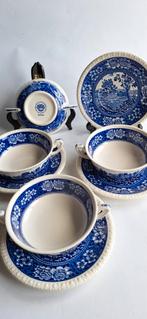 4 Villeroy & Boch, Saar Rusticana soepkommen jaren 40, Ophalen of Verzenden