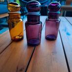 vintage apothekerpotjes, Huis en Inrichting, Woonaccessoires | Vazen, Gebruikt, Overige kleuren, Ophalen of Verzenden, Glas
