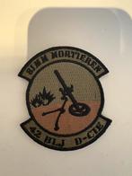 Embleem limburgse jagers mortier groep, Verzamelen, Verzenden, Landmacht, Nederland, Embleem of Badge