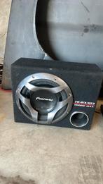 Subwoofer pioneer 1200w met 350 watt versterker, Auto diversen, Autospeakers, Ophalen of Verzenden, Gebruikt