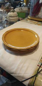 Borden Digoin France vintage mosterd geel, Ophalen of Verzenden