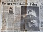 De rust van Ronnie Tober (Parool 1977), Verzamelen, Tijdschriften, Kranten en Knipsels, Nederland, 1960 tot 1980, Knipsel(s), Ophalen of Verzenden