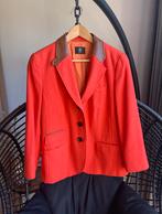 🌸 Bogner blazer dames van wol en leer maat 44 🌸, Oranje, Ophalen of Verzenden, Zo goed als nieuw, Jasje