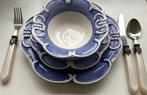 Kasteelservies Portazul donkerblauw aardewerk, Ophalen, Gebruikt, Overige stijlen, Aardewerk