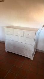 Witte commode/kast te koop, Ophalen, Overige materialen, Gebruikt, 100 tot 150 cm