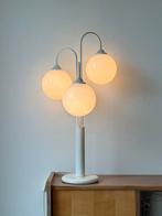 Retro Waterfall lamp Space age Bollen Vintage Tafellamp, Ophalen, Gebruikt, Glas, 50 tot 75 cm