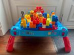Megabloks kleurige speeltafel met blokken, Megabloks, Gebruikt, Ophalen