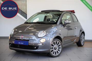Fiat 500 1.2 Lounge|Leder|Navi|Cabrio|Grigio 695|4 Cil|Airco beschikbaar voor biedingen