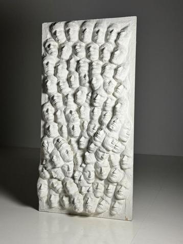 Wandpaneel kunstwerk vintage beschikbaar voor biedingen