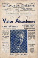 W41 bladmuziek valse alsacienne emile van herck, Ophalen of Verzenden, Gebruikt, Artiest of Componist, Klassiek