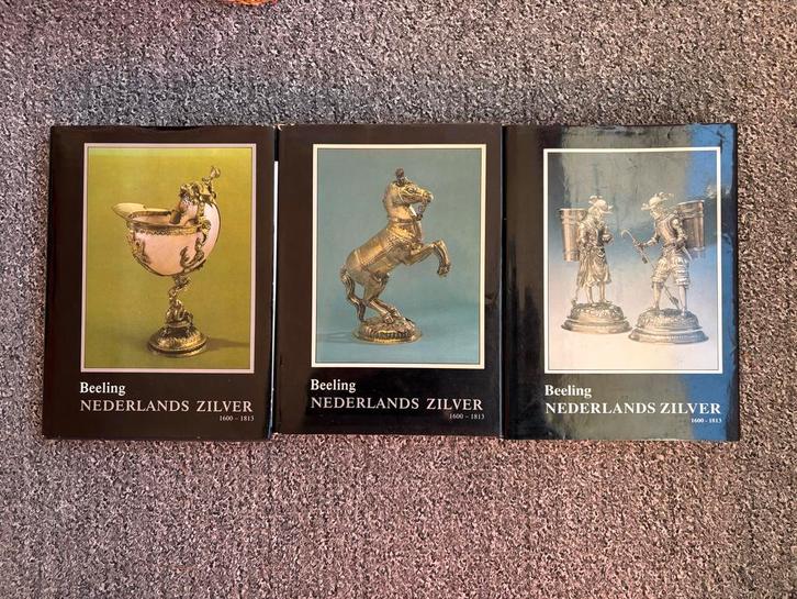 Beeling Nederlands Zilver 1600-1813 (3 delen), Antiek en Kunst, Antiek | Boeken en Bijbels, Ophalen of Verzenden