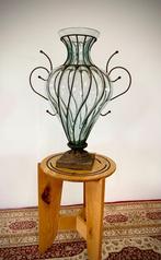 Franse brocante vaas, Ophalen