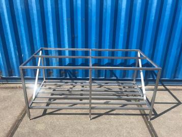 RVS tafel frame - RVS werkbank / tuintafel onderdeel frame beschikbaar voor biedingen