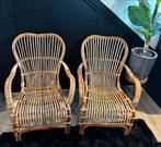 2 rieten stoelen van Xenos, Ophalen, Twee, Bruin, Riet of Rotan