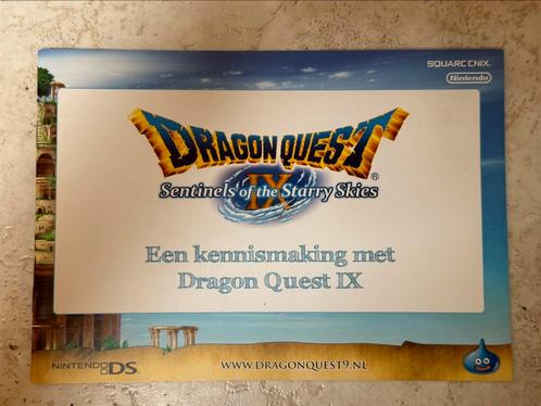 Dragon Quest IX: Sentinels of the Starry Skies Promotie boek, Spelcomputers en Games, Games | Nintendo DS, Zo goed als nieuw, Ophalen of Verzenden