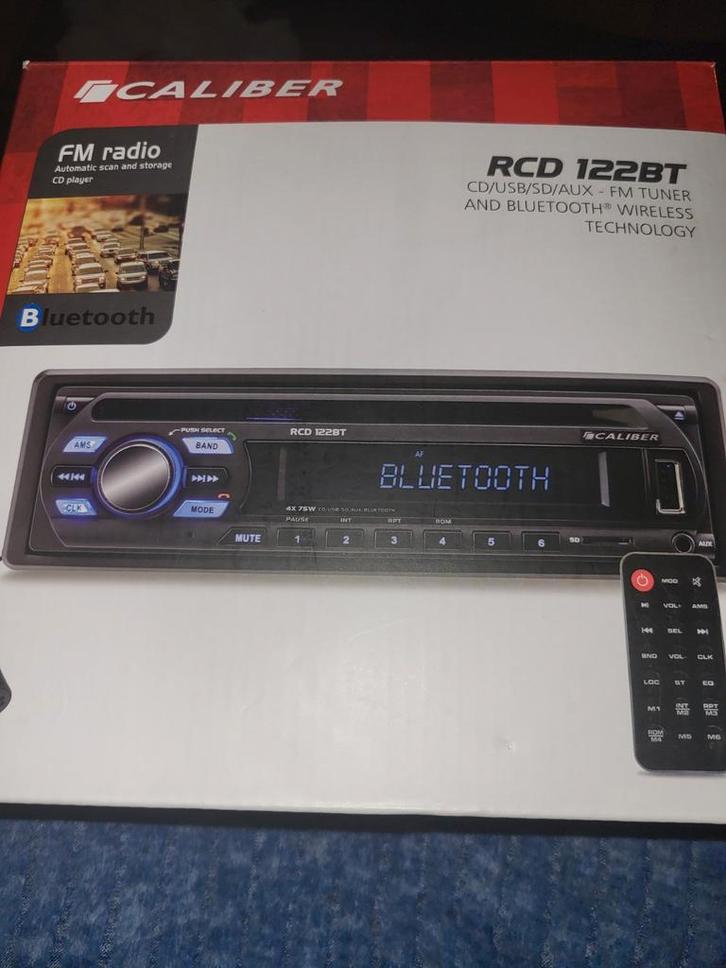 Nieuwe Autoradio FM/CD met Bluetooth - Caliber, Auto diversen, Autoradio's, Ophalen