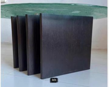 Heinz Lilienthal salontafel Iceglass Space Age Mid Century beschikbaar voor biedingen