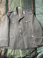 DDR leger jas met zwarte waffenfarbe, Ophalen of Verzenden, Landmacht, Duitsland, Kleding of Schoenen