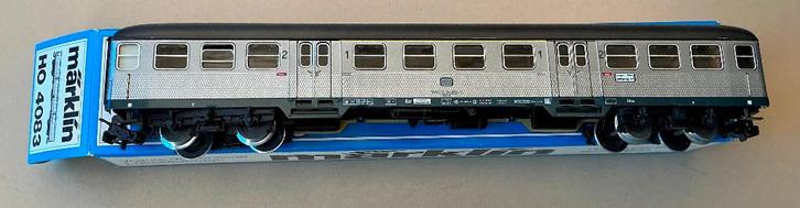 MäRKLIN H0 4083 REGIOWAGEN 1/2.KLAS ZILVER 1980 N in OVP, Hobby en Vrije tijd, Modeltreinen | H0, Nieuw, Wagon, Wisselstroom, Märklin
