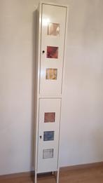 Opbergkast, wit metaal, vintage collectie Ikea, Ophalen, Minder dan 50 cm, Met deur(en), Zo goed als nieuw